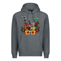 Rock farm life chicken Premium Hoodie - SublimationCraftShop