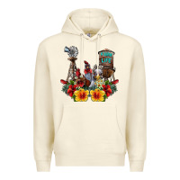Sandshell farm life chicken Premium Hoodie - SublimationCraftShop