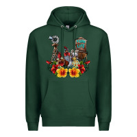 Sports Green farm life chicken Premium Hoodie - SublimationCraftShop
