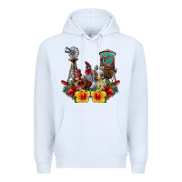 White farm life chicken Premium Hoodie - SublimationCraftShop