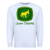 White juan deere   the farmer   the gardener   the landscaper sweatshirt Premium Sweatshirt - Craftify