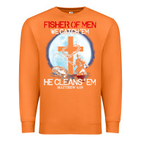Carrot fisher of men we catch  em he cleans  em matthew 4 19 Premium Sweatshirt - Craftify