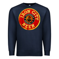 Navy #beer irons city Premium Sweatshirt - Craftify