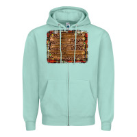 Seafoam christmas background Zipper Hoodie - JahusDesignShop