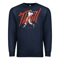 Navy will clark   the thrill   san francisco baseball t shirt Premium Sweatshirt - Craftify