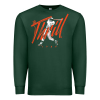 Sports Green will clark   the thrill   san francisco baseball t shirt Premium Sweatshirt - Craftify