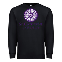 Black ST. CATHERINE UNIVERSITY Premium Sweatshirt - Craftify