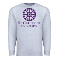 Heather Grey ST. CATHERINE UNIVERSITY Premium Sweatshirt - Craftify