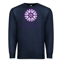 Navy ST. CATHERINE UNIVERSITY Premium Sweatshirt - Craftify