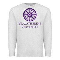 Oatmeal Heather ST. CATHERINE UNIVERSITY Premium Sweatshirt - Craftify