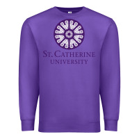 Purple ST. CATHERINE UNIVERSITY Premium Sweatshirt - Craftify