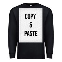 Black Copy Paste Premium Sweatshirt - Craftify