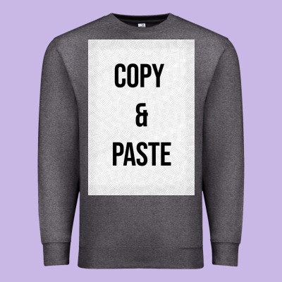 Copy Paste Premium Sweatshirt Designed By Craftify