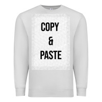 Dove Grey Copy Paste Premium Sweatshirt - Craftify