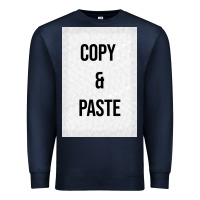 Navy Copy Paste Premium Sweatshirt - Craftify