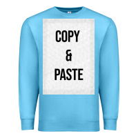 Ocean Blue Copy Paste Premium Sweatshirt - Craftify