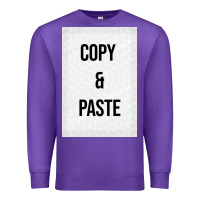 Purple Copy Paste Premium Sweatshirt - Craftify