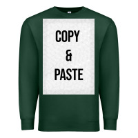 Sports Green Copy Paste Premium Sweatshirt - Craftify