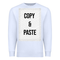 White Copy Paste Premium Sweatshirt - Craftify