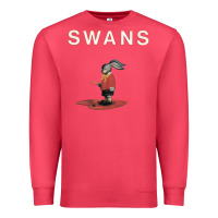 Cardinal Swans Premium Sweatshirt - Craftify