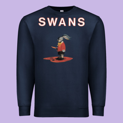 Swans Premium Sweatshirt Designed By Craftify