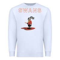 White Swans Premium Sweatshirt - Craftify