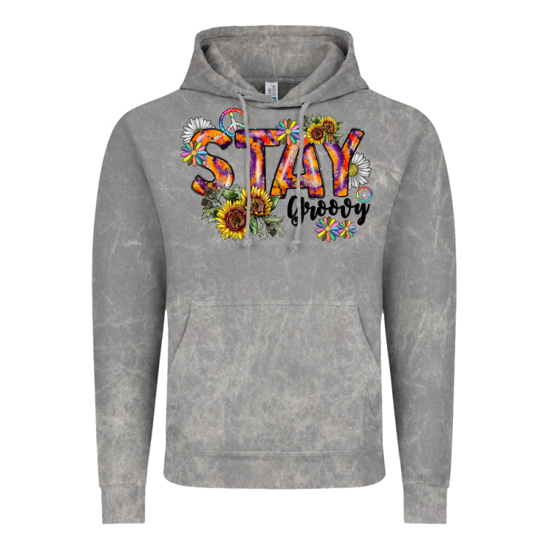 Stay Groovy Vintage Hoodie by CowhideDigitalArt | Teevron