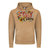 Vintage Camel Stay Groovy Vintage Hoodie - CowhideDigitalArt