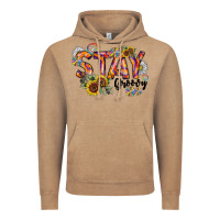 Vintage Coffee Stay Groovy Vintage Hoodie - CowhideDigitalArt