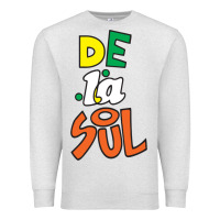 Oatmeal Heather De La Soul Print Premium Sweatshirt - Craftify