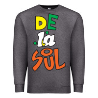 Charcoal Heather De La Soul Print Premium Sweatshirt - Craftify