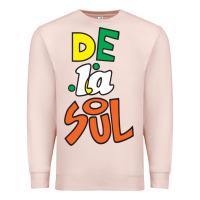 Pale Pink De La Soul Print Premium Sweatshirt - Craftify