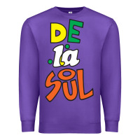 Purple De La Soul Print Premium Sweatshirt - Craftify
