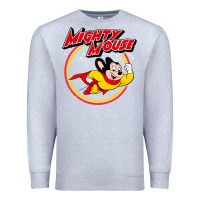 Heather Grey the mighty mouse Premium Sweatshirt - InspiraDesign