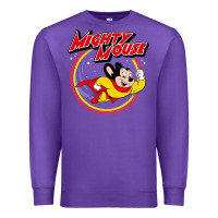 Purple the mighty mouse Premium Sweatshirt - InspiraDesign