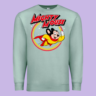 The Mighty Mouse Premium Sweatshirt Designed By Inspiradesign