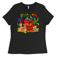 Black Mexico Coffee Mug Ladies Tee - FaDigitalArtStudio