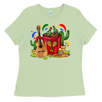 Matcha Mexico Coffee Mug Ladies Tee - FaDigitalArtStudio