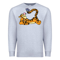 Heather Grey tigger Premium Sweatshirt - InspiraDesign