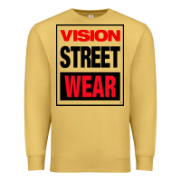 Antique Gold VISION STREET WEAR Premium Sweatshirt - InspiraDesign