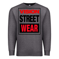 Charcoal Heather VISION STREET WEAR Premium Sweatshirt - InspiraDesign