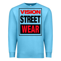 Ocean Blue VISION STREET WEAR Premium Sweatshirt - InspiraDesign