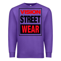 Purple VISION STREET WEAR Premium Sweatshirt - InspiraDesign
