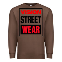Chestnut VISION STREET WEAR Premium Sweatshirt - InspiraDesign