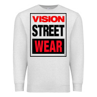 Oatmeal Heather VISION STREET WEAR Premium Sweatshirt - InspiraDesign