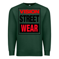 Sports Green VISION STREET WEAR Premium Sweatshirt - InspiraDesign