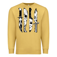 Antique Gold knives horror movie friday halloween horror goth evil t shirt Premium Sweatshirt - InspiraDesign