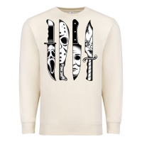 Sandshell knives horror movie friday halloween horror goth evil t shirt Premium Sweatshirt - InspiraDesign