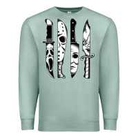 Seafoam knives horror movie friday halloween horror goth evil t shirt Premium Sweatshirt - InspiraDesign