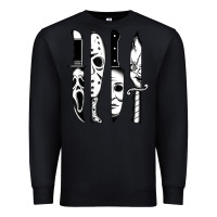 Black knives horror movie friday halloween horror goth evil t shirt Premium Sweatshirt - InspiraDesign